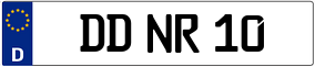 Truck License Plate